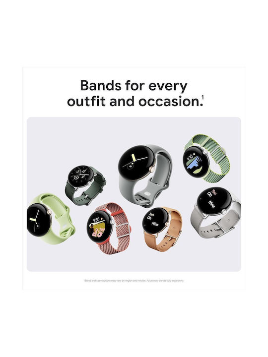 Google Tragbares Band Silber (Apple Watch 38/40/41/42mm)