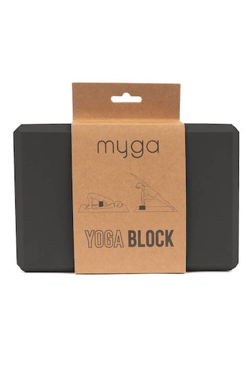 Myga Bloc De Yoga Din Spumă Negru