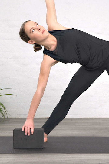 Myga Bloc De Yoga Din Spumă Negru