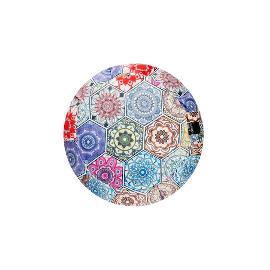 Perna De Meditație Zafu Omm Yoga Mandala Vibrantă