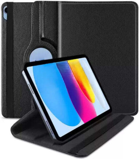 Flip Cover Rotating Durable Black (Ipad A16 11th Gen, Ipad 10.9" 10th Gen)