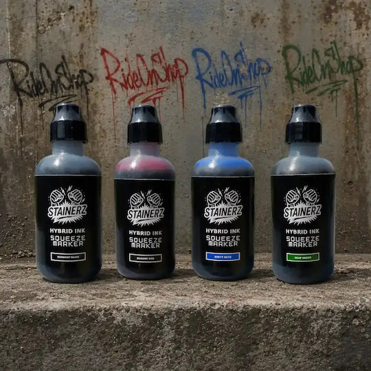 Stainerz Ανταλλακτικό Μελάνι για Μαρκαδόρο Μαύρο 60ml