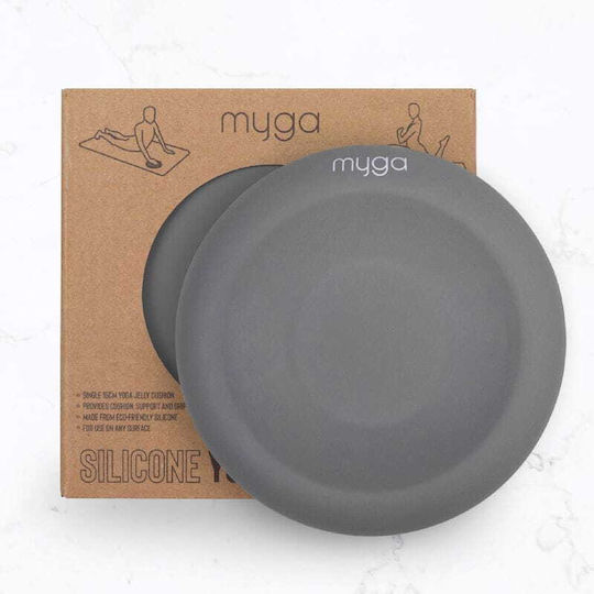 Myga Gel Yoga Mat Support Pad Gray