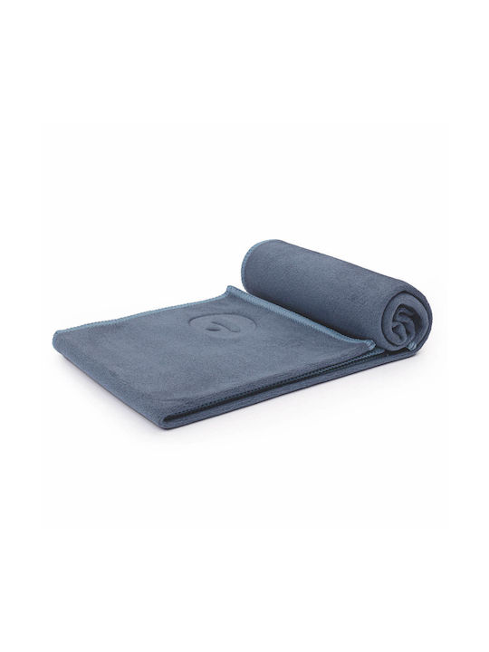 Bodhi Flow Yoga Towel Blue