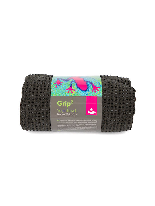 Yoga Towel Grip 183 X 61 Cm – Anthracite