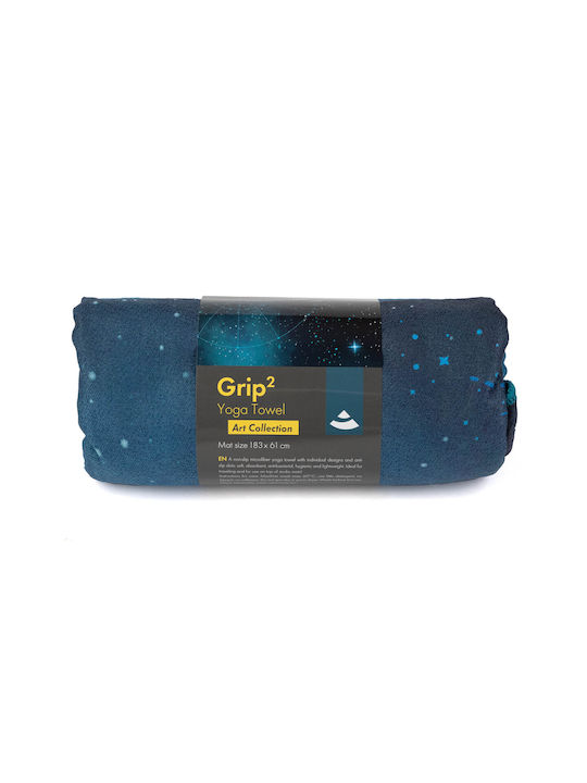 Yoga Towel Grip Cosmic Space 183 X 61 Cm