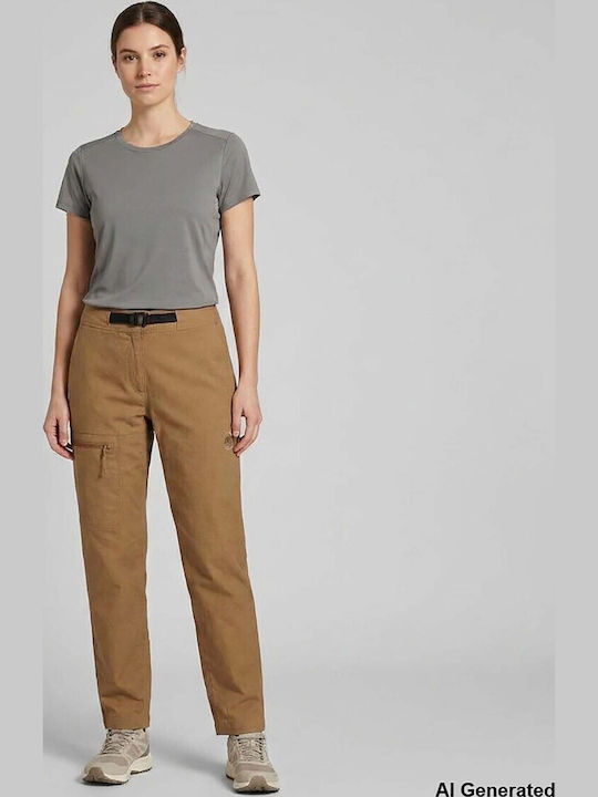 Mammut Pantaloni lungi de drumeție pentru femei maro Mammut Pantaloni lungi de drumeție pentru femei maro