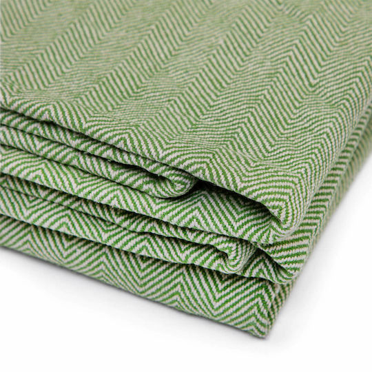 Bodhi Nidra Cotton Yoga Blanket Olive