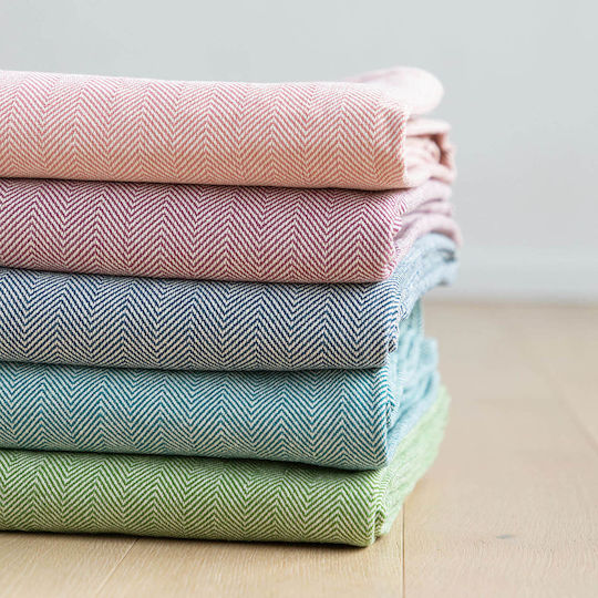 Bodhi Nidra Cotton Yoga Blanket Olive