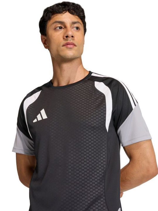 Herren Adidas Tiro 26 Wettkampf Trainingsshirt Schwarz Grau Weiß Jx4254 Weiß