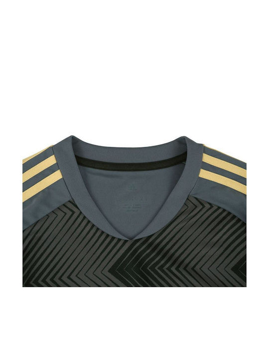 Men's Adidas Micond22 Jersey Gray-black Hb5392 Black