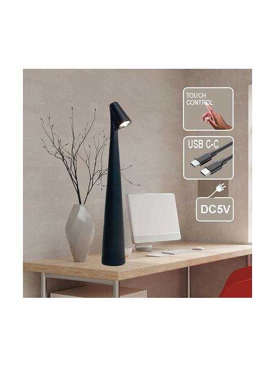 Lightex Decorative LED Lamp Warm To Cool White 5x5x35cm