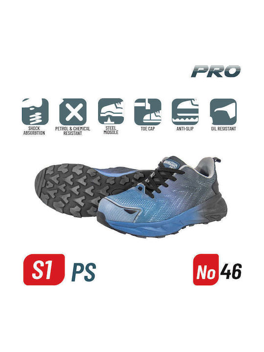 Bormann Work Shoe Blue S1PS with Certification FO, HRO, SR