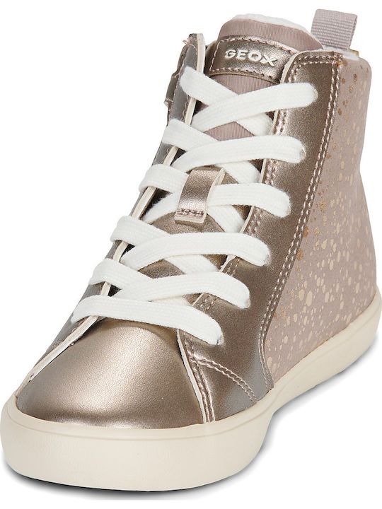 J Gisli Kids Sneakers High Anatomic Gold