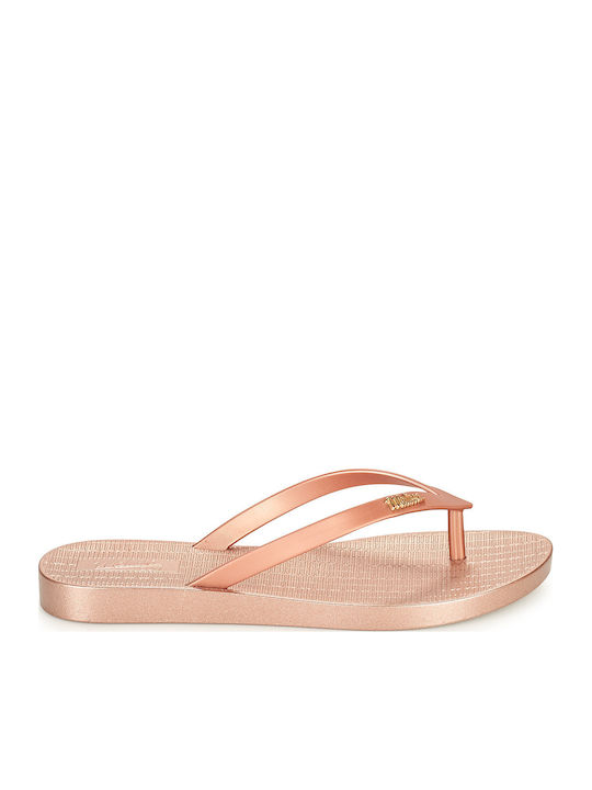 Damen-Flip-Flops - Hausschuhe in Rosa
