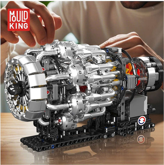 Mould King Educational Building Blocks Turbojet Engine for 14+ Years 1214 Pieces 10216