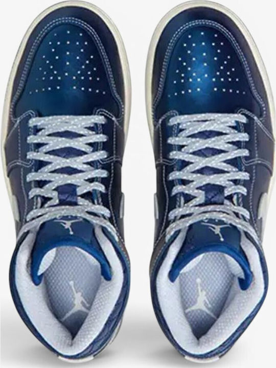 Air Jordan 1 Дамски Високи Сини
