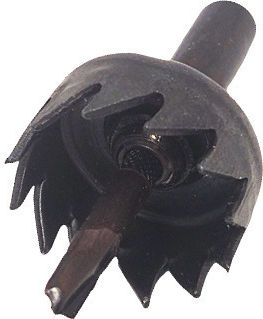 Dry Cutting Hole Saw with Diameter 22mm for Plastic