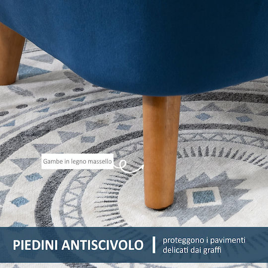 Πολυθρόνα Μπλε 67x65x77cm