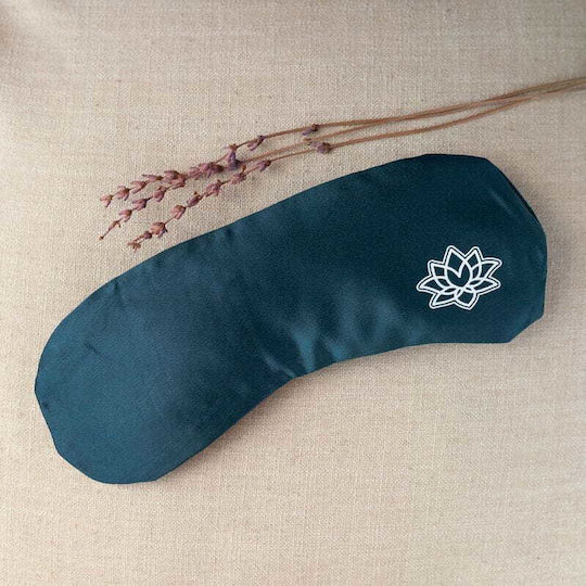 Bodhi Pernă De Ochi Din Satin Lotus Verde Închis