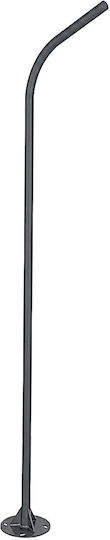 Globostar Urbano-280 Glb-000-0009 Metal Galvanized Lighting Pole Solar Street Light Outdoor Ral 7016 Grey Anthracite W84 X D25 X H280cm Glb-000-0009