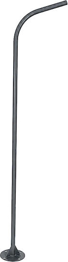 Globostar Urbano-280 Glb-000-0009 Metal Galvanized Lighting Pole Solar Street Light Outdoor Ral 7016 Grey Anthracite W84 X D25 X H280cm Glb-000-0009