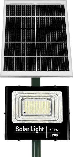 Globostar Helios-280 Glb-000-0006 Metal Galvanized Lighting Pole Solar Outdoor Floodlight RAL 6009 Cypress Matte M35 × W25 × H280cm Glb-000-0006