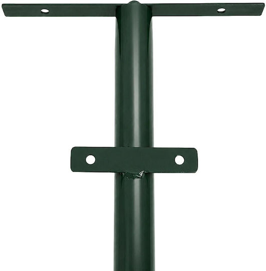 Globostar Helios-280 Glb-000-0006 Metal Galvanized Lighting Pole Solar Outdoor Floodlight RAL 6009 Cypress Matte M35 × W25 × H280cm Glb-000-0006