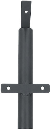 Globostar Helios-280 Glb-000-0003 Galvanized Metal Lighting Pole for Outdoor Solar Spotlight Ral 7016 Anthracite Grey M35 × W25 × H280cm Glb-000-0003