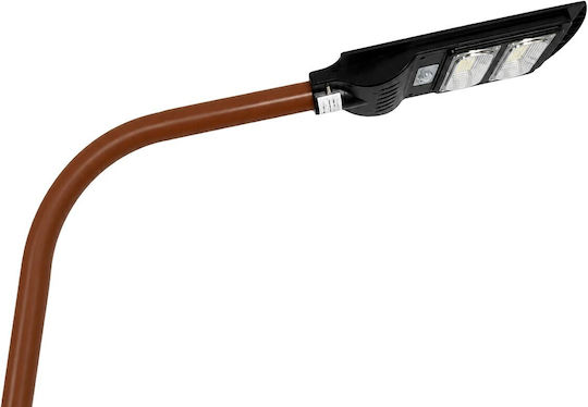 Globostar Urbano-280 Glb-000-0011 Metal Galvanized Lighting Pole Solar Street Light Outdoor Ral 8004 Corten Brown Matte W84 X D25 X H280cm Glb-000-0011