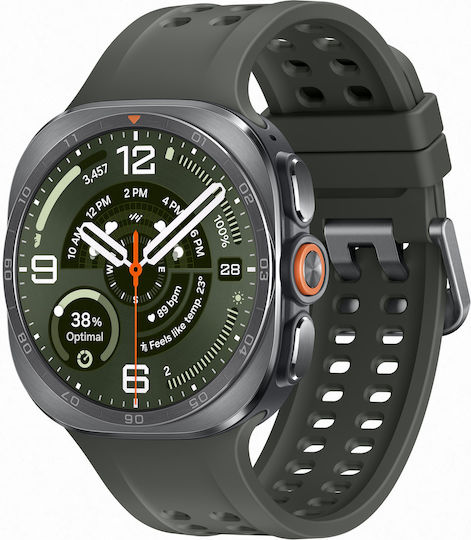 Samsung Galaxy Watch Ultra 2 Titanium 47mm Waterproof with eSIM and Heart Rate Monitor (Titanium Silver)