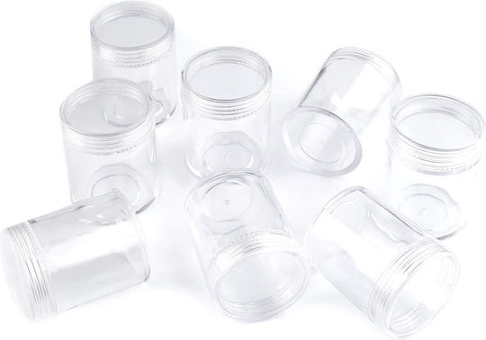 Borcan Plastic Cu Capac 30ml 12 Buc