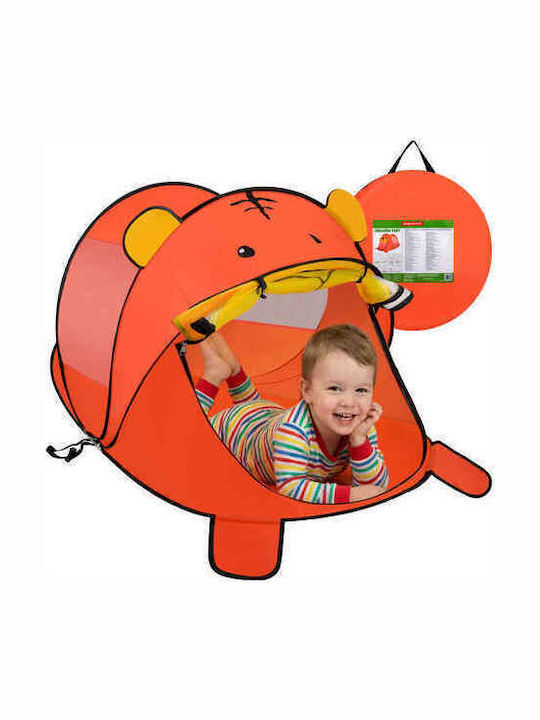 Kruzzel Children's Castle Pop Up Tent Orange