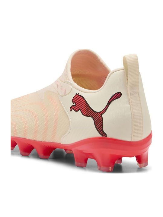 Future 9 Match FG/AG Kinder Fußballschuhe mit Tappen Beiges