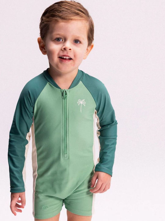 Swim Essentials Kinder Badebekleidung Einteilig Mit Langen Ärmeln Feeling Beachy