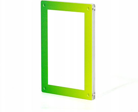 Loveinstant Plastic Photo Frame With Green Frame