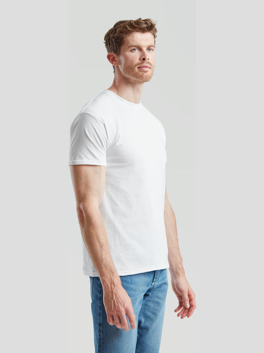 Fruit of the Loom Super Premium T Men's Short Sleeve Promotional T-Shirt White