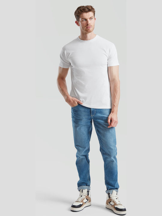 Fruit of the Loom Super Premium T Men's Short Sleeve Promotional T-Shirt White