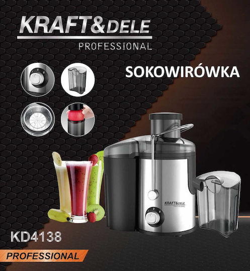 Kraft & Dele Storcător de fructe 1600W Gri