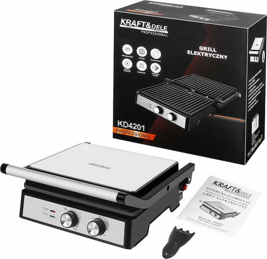 Kraft & Dele Τοστιέρα Γκριλιέρα 2400W