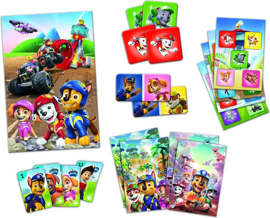 Επιτραπέζιο Παιχνίδι Paw Patrol 8 Σε 1 για 1-4 Παίκτες 3+ Ετών 02597 Trefl