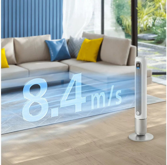 Philips 7000 Series Ανεμιστήρας Πύργος 30W με Τηλεχειριστήριο Λευκός