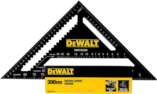 DEWALT Unghiometru Tâmplari Aluminiu de lungime 30cm