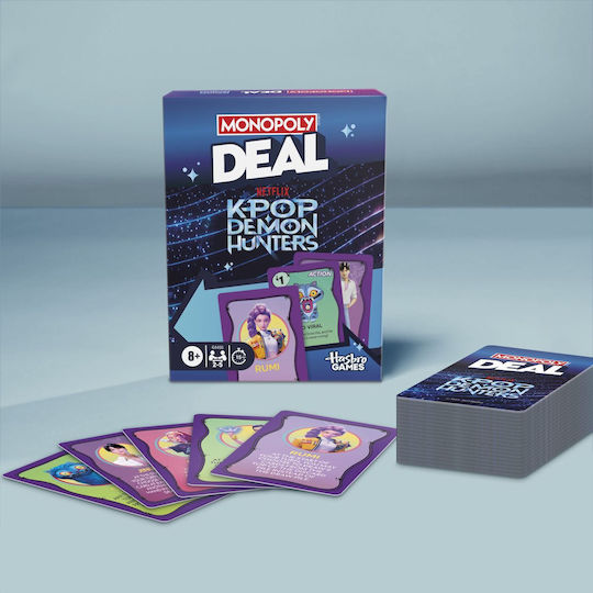 Επιτραπέζιο Παιχνίδι Monopoly Deal Hunters Of Demons K Pop για 2-5 Παίκτες 8+ Ετών G4498 (EN) Hasbro