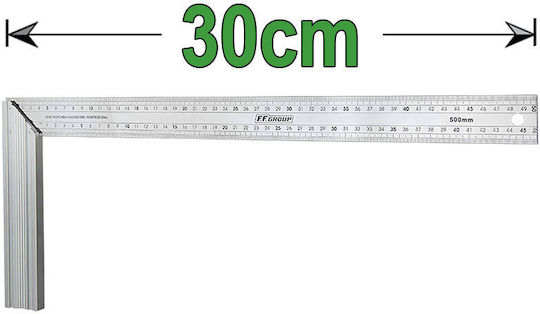 FFG Carpenters Steel Angle Ruler 30cm