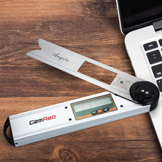 GemRed Angelo Digital Angle Ruler with Protractor 46cm