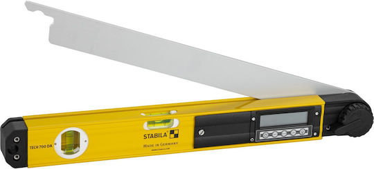 Stabila Tech 700DA Ψηφιακό Γωνιόμετρο Ηλεκτρολόγων Μήκους 45εκ. με Αλφάδι