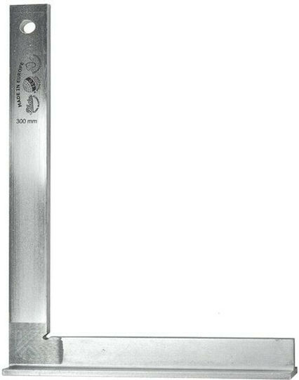 Luckhaus Angle Ruler Blacksmiths Metallic with Rabbet Length 20cm