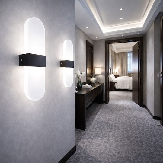 VenCore Modern Wall Lamp with Integrated LED and Adjustable White Light Gold 5x30cm