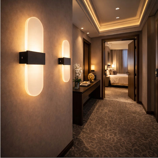 VenCore Lampă de Perete LED Albă 5x30cm